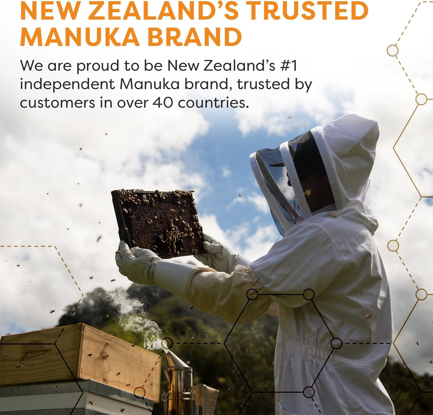 Manuka Doctor MGO 525+ Manuka Honey 500g – High-Strength Monofloral Honey from New Zealand – Raw, Lab Tested & Hive-to-Home Certified