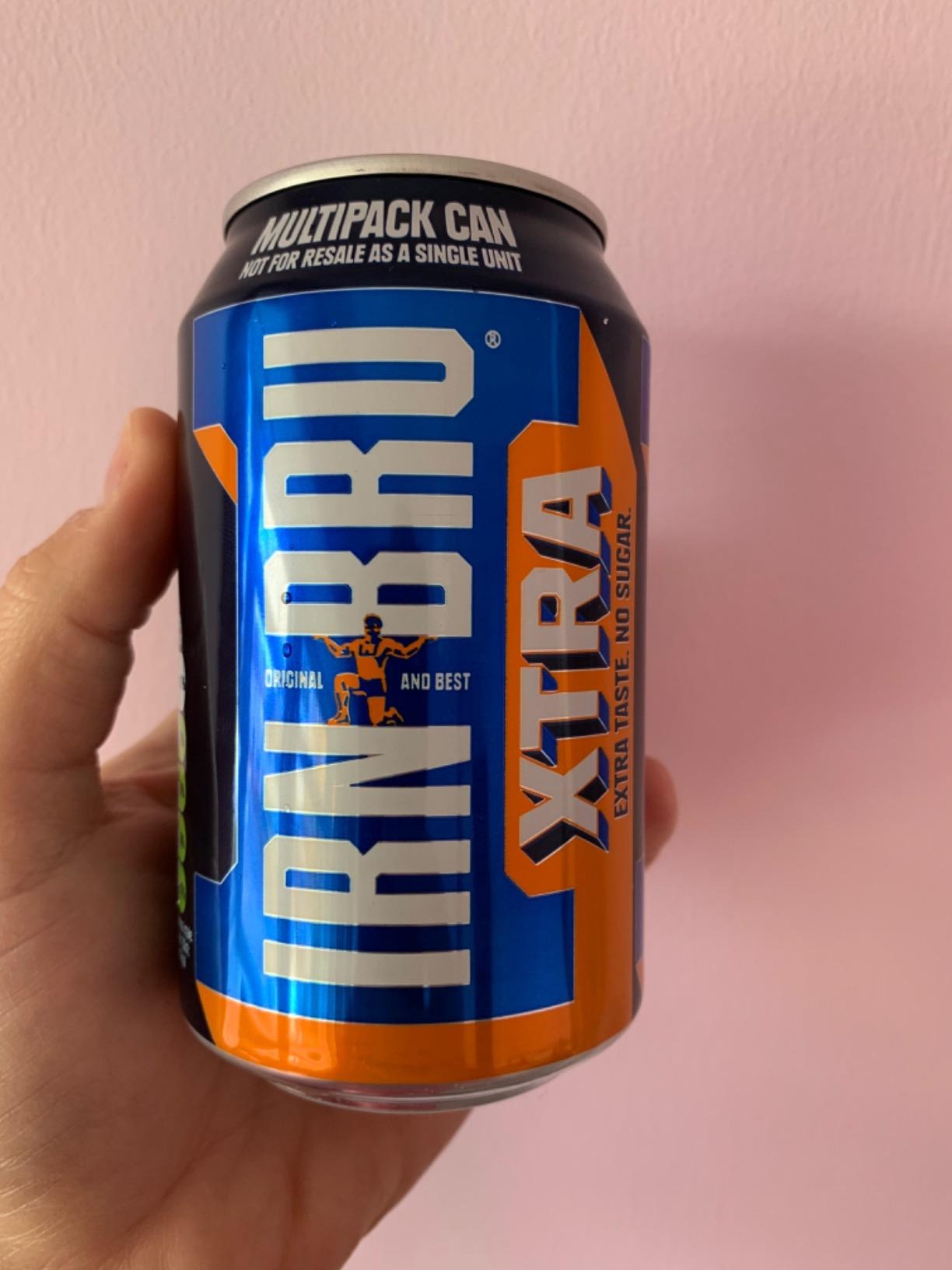IRN-BRU Zero Multipack 24 x 330ml Cans – No Sugar, Low Calorie Carbonated Soft Drink – Full IRN-BRU Flavour Without the Sugar