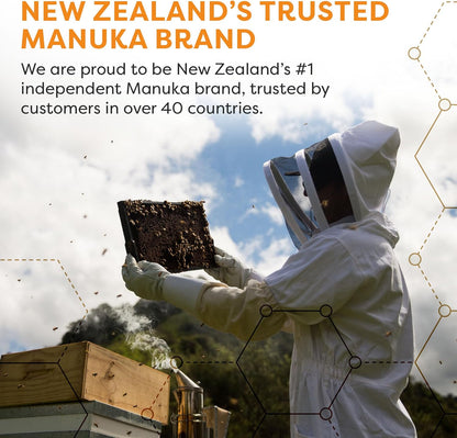 Manuka Doctor MGO 525+ Manuka Honey 500g – High-Strength Monofloral Honey from New Zealand – Raw, Lab Tested & Hive-to-Home Certified