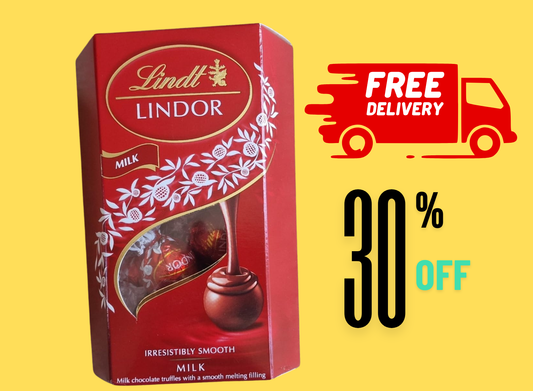 Lindt Lindor Premium Milk Chocolate Truffles – 200g Gift Box with Approx. 16 Truffles – Luxuriously Smooth Chocolate Treat