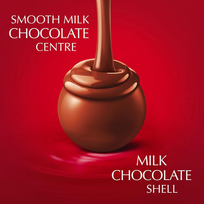 Lindt Lindor Premium Milk Chocolate Truffles – 200g Gift Box with Approx. 16 Truffles – Luxuriously Smooth Chocolate Treat